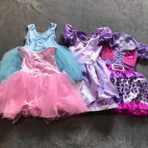 Set of playtime princess dresses
